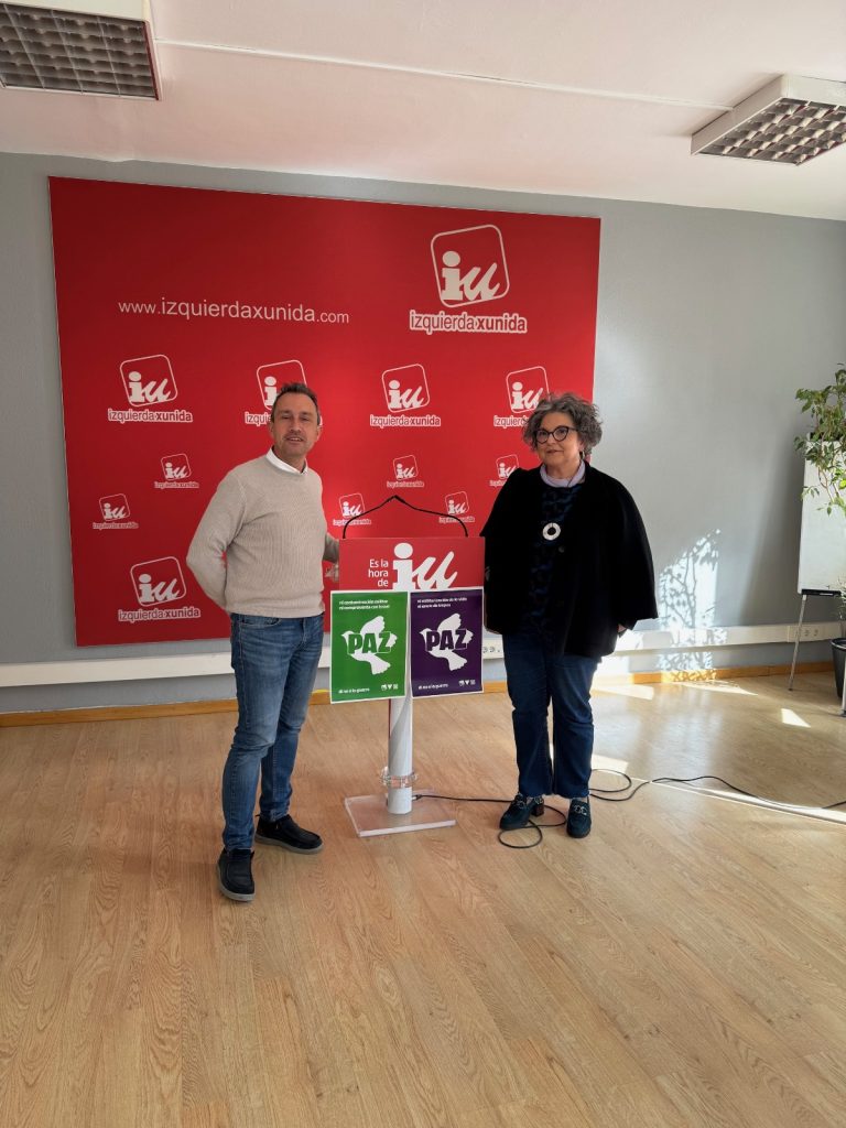 Arranca la Campaña por la Paz de Izquierda Unida