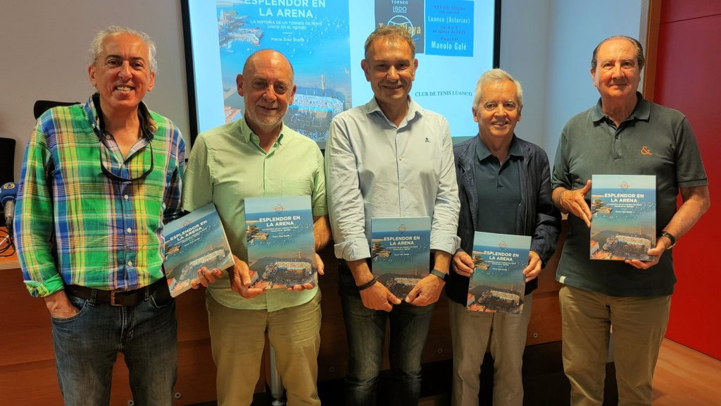 La belleza subsiste siempre en el recuerdo”, presentado el libro de la historia del Tenis Playa Luanco: Esplendor en la arena