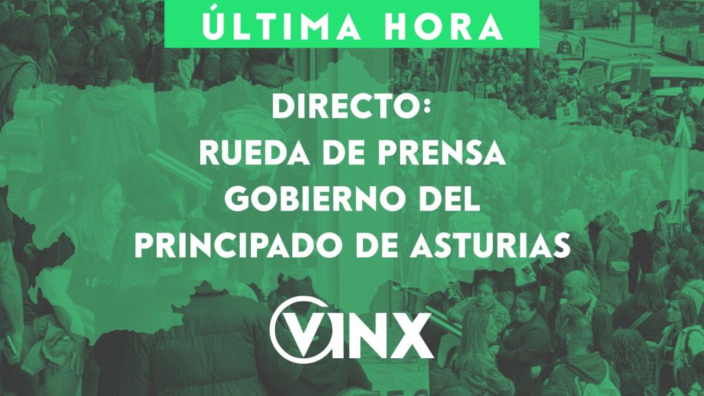 EN DIRECTO – Rueda de Prensa desde el Gobierno del Principado de Asturias