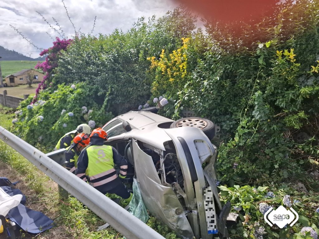 Accidente en Navia con una mujer fallecida