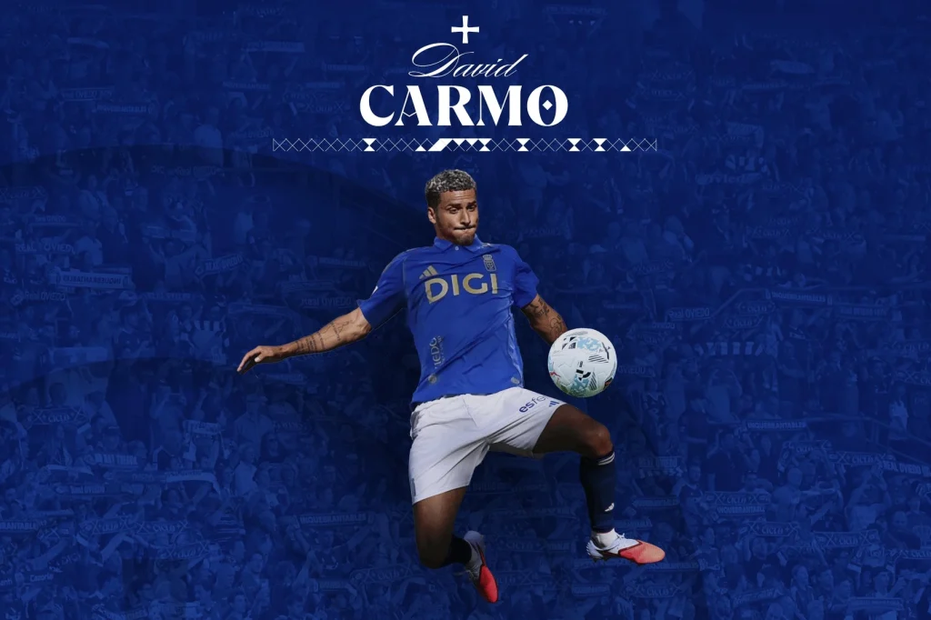 David Carmo, nuevo futbolista del Real Oviedo llega en calidad de cedido y refuerza así la zaga carbayona