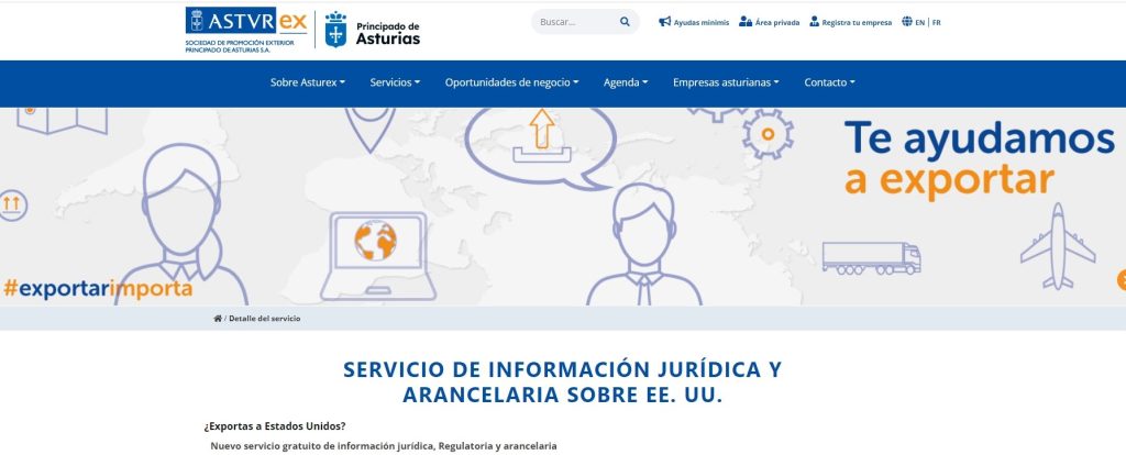 Asturias lucha contra los aranceles de Trump con un servicio gratuito para atender las dudas de las empresas, el asesoramiento está abierto a las compañías que ya exportan a ese país o que valoran entrar en ese mercado