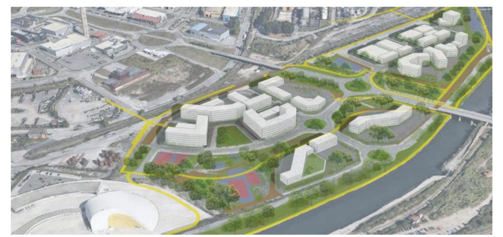Avilés crece alrededor del Centro Niemeyer con 220000 metros cuadrados para nuevas empresas
