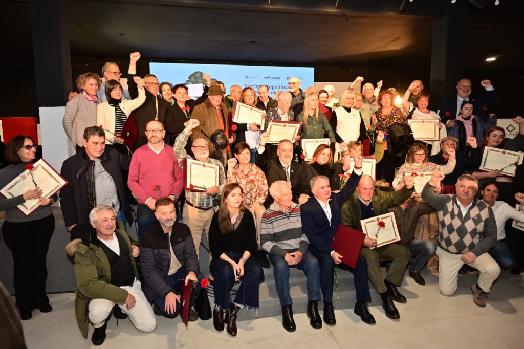 Acto de homenaje y reparación. Víctimas republicanas asturianas de la guerra y la dictadura franquista.