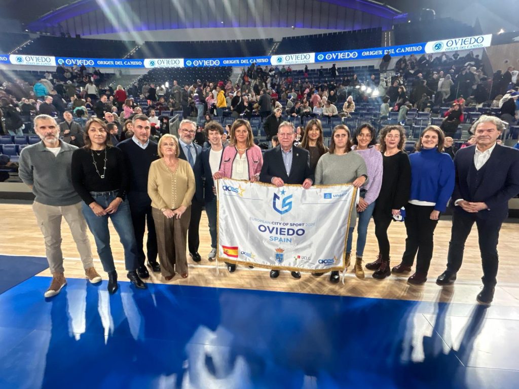 Oviedo da la bienvenida al Año  Europeo del Deporte con un evento multitudinario en el  Palacio de Deportes