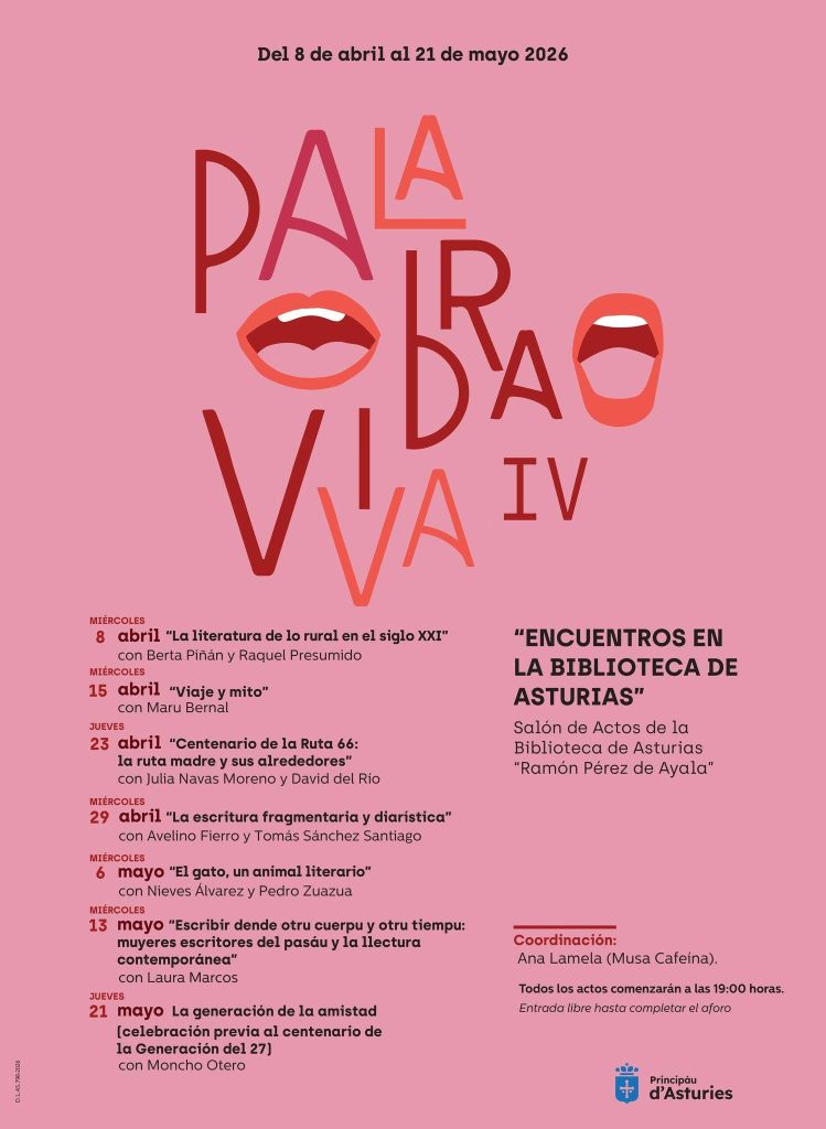 Cultura impulsa la ‘Palabra Viva’ para fomentar el intercambio cultural y reforzar la oferta de actividades de la Biblioteca de Asturias