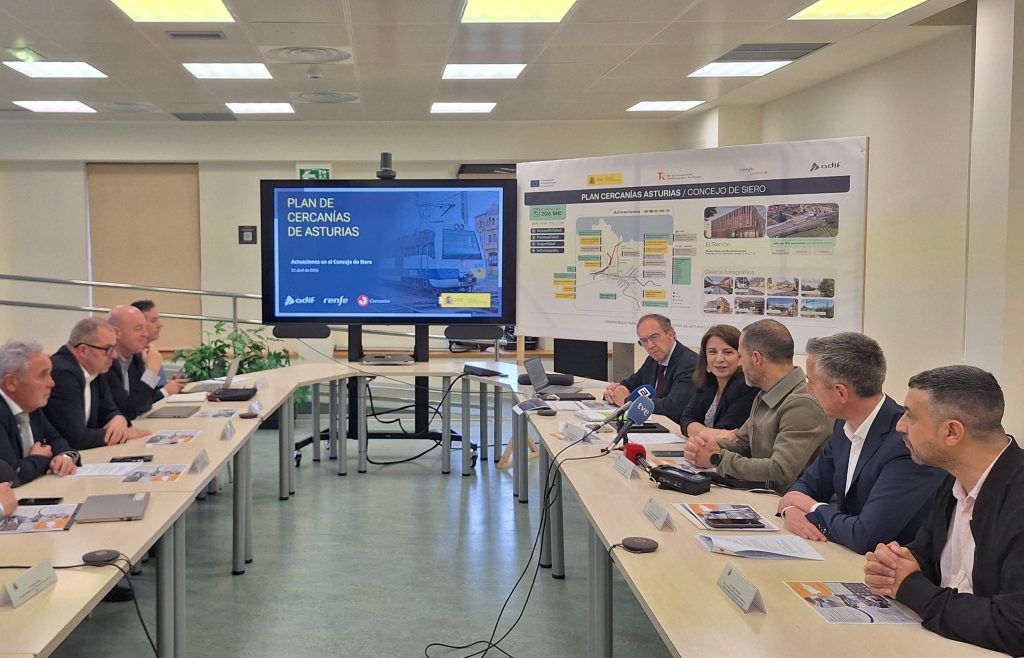 El Gobierno avanza en la ejecución del Plan de Cercanías de Asturias, con 1.313 millones ya movilizados, un 70% del total