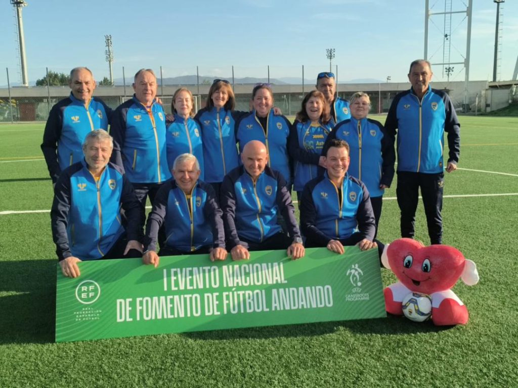 Asturias se impone en el primer Evento Nacional de Fútbol Andando y representará a España en Nyon (suiza) en el evento UEFA