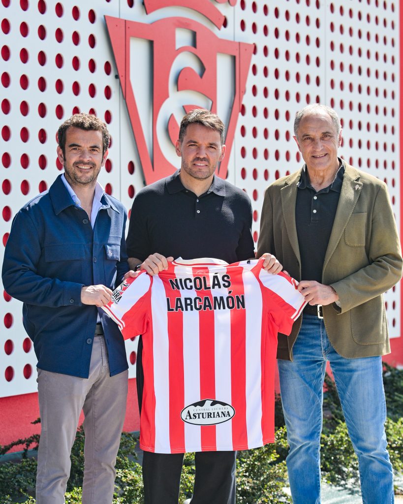 Nuevo entrenador del Sporting de Gijón, Nicolás Larcamón Nuevo entrenador del Sporting de Gijón, Nicolás Larcamón
