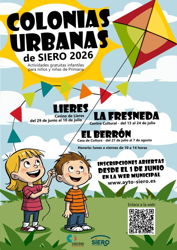 COLONIAS URBANAS de SIERO 2026: Lieres, La Fresneda y El Berrón