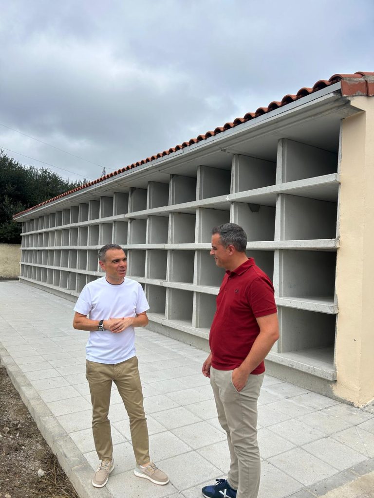 Movilidad concluye las obras de ampliación del cementerio de Nuña, en Corvera Movilidad concluye las obras de ampliación del cementerio de Nuña, en Corvera