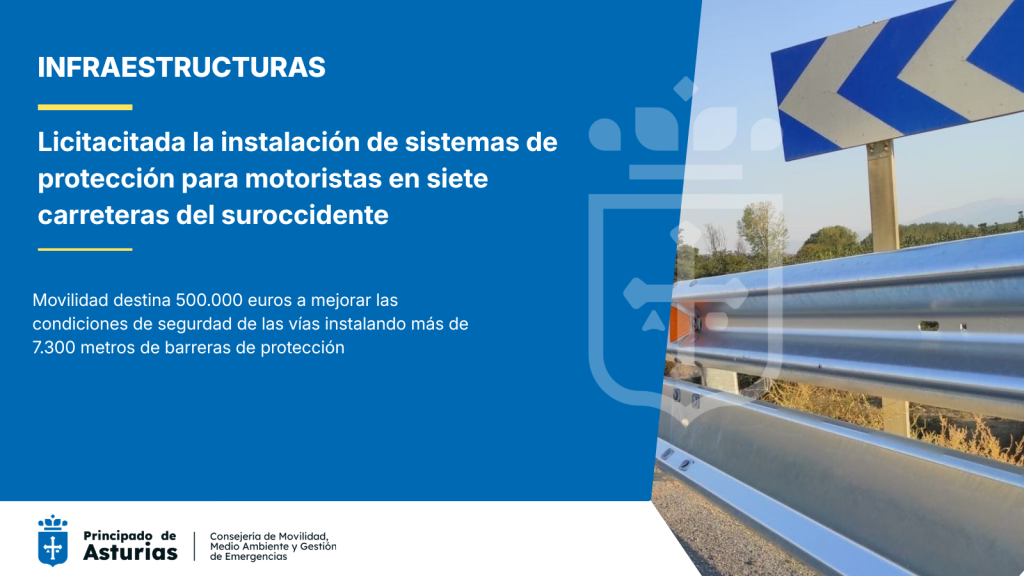 Movilidad destina 500.000 euros al refuerzo de los sistemas de protección y seguridad para motoristas en siete carreteras del suroccidente