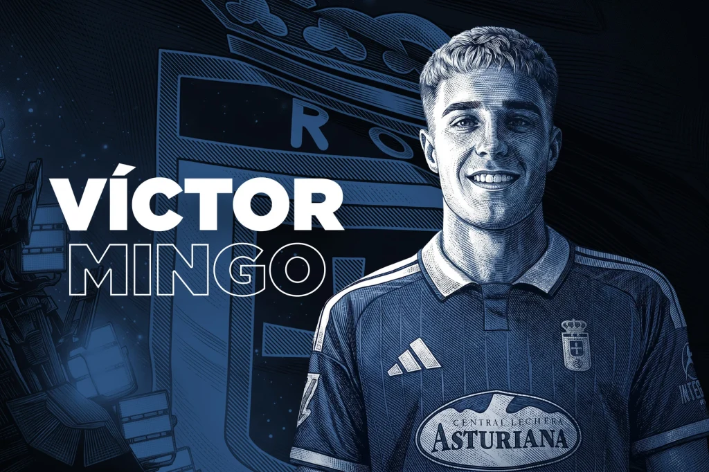 Víctor Mingo, nuevo futbolista del Real Oviedo Víctor Mingo, nuevo futbolista del Real Oviedo